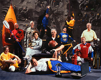 Sporting group portrait photo