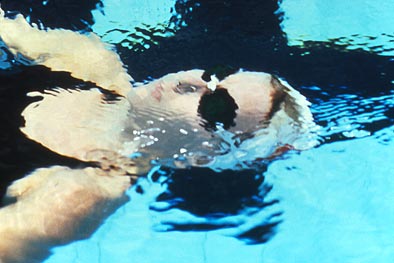 Swimmer in water